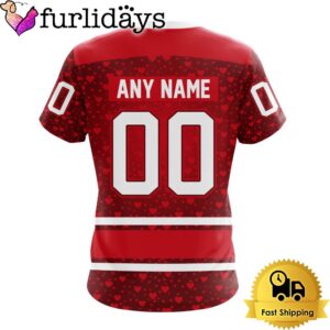 NHL Carolina Hurricanes My Heart T Shirt Valentine's Day Gift