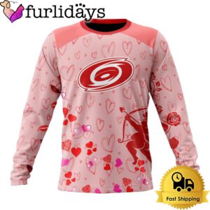 NHL Carolina Hurricanes Valentine’s Day Sweatshirt…