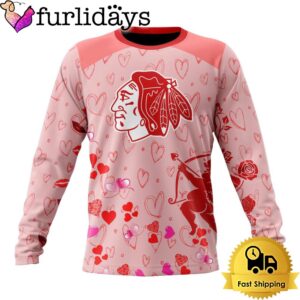 NHL Chicago Blackhawks Valentine’s Day Sweatshirt…