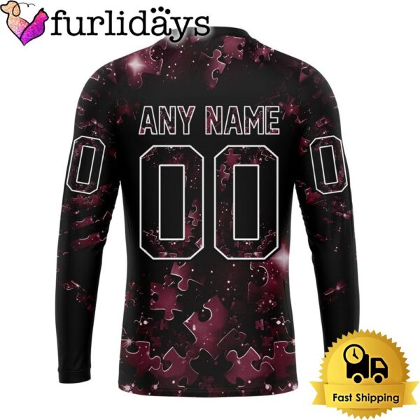 NHL Colorado Avalanche Autism Awareness Hockey Custom Sweatshirt