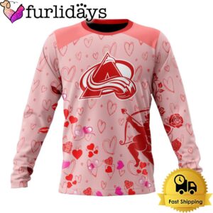 NHL Colorado Avalanche Valentine’s Day Sweatshirt…