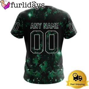 NHL Dallas Stars Autism Awareness Hockey Custom T Shirt