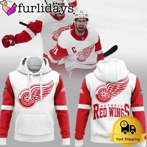 NHL Detroit Red Wings Hockey  Logo Team Hoodie