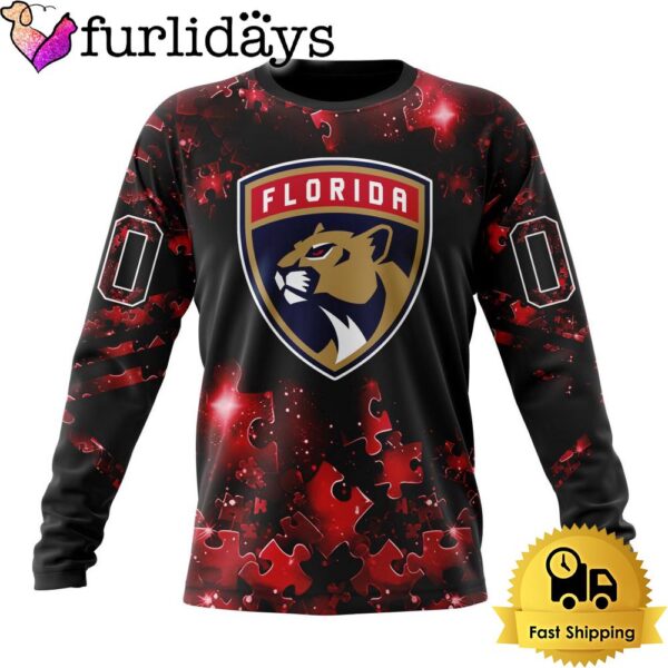 NHL Florida Panthers Autism Awareness Hockey Custom Sweatshirt