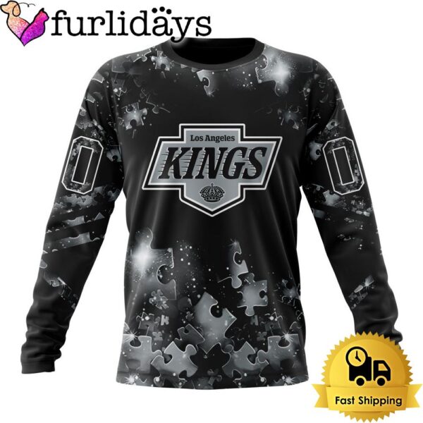 NHL Los Angeles Kings Autism Awareness Hockey Custom Sweatshirt