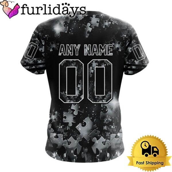 NHL Los Angeles Kings Autism Awareness Hockey Custom T Shirt