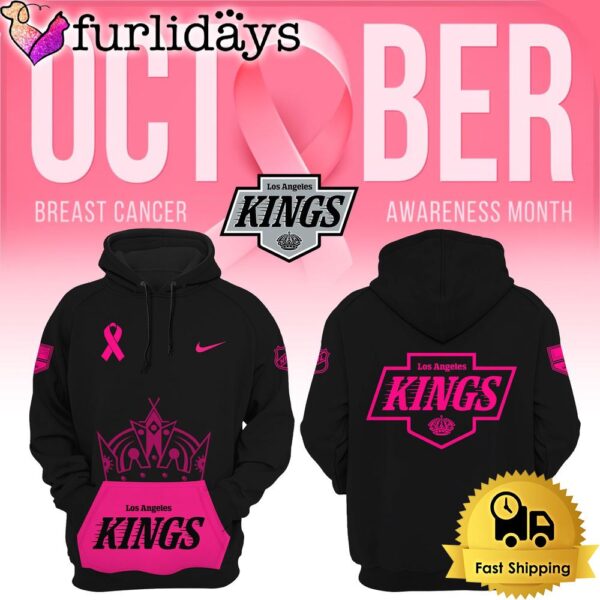 NHL Los Angeles Kings Breast Cancer Awareness Hoodie