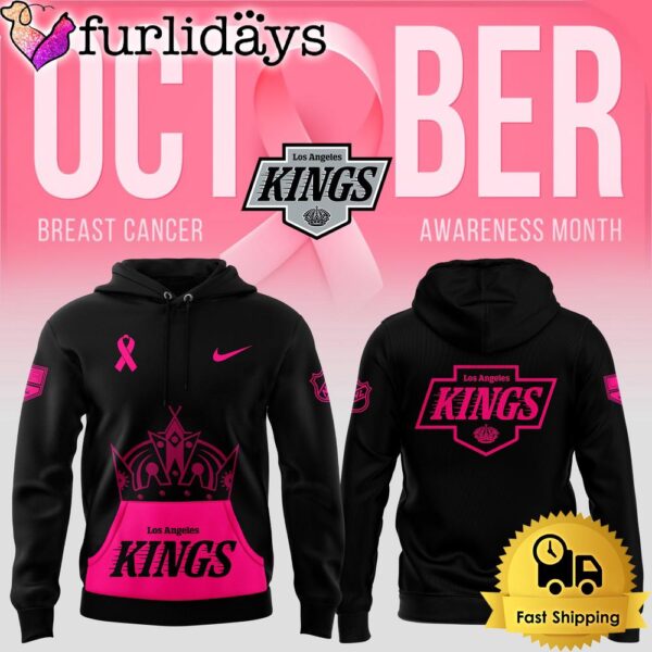 NHL Los Angeles Kings Breast Cancer Awareness Month Hoodie