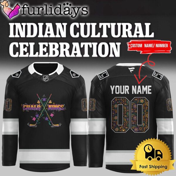 NHL Los Angeles Kings Indian Cultural Night Hockey Jersey