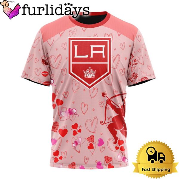 NHL Los Angeles Kings Valentine’s Day T Shirt For Couple