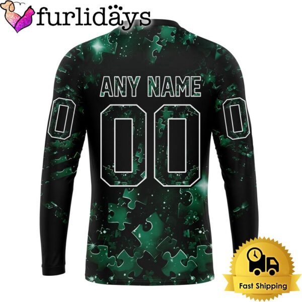 NHL Minnesota Wild Autism Awareness Hockey Custom Sweatshirt