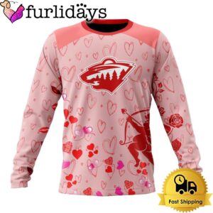 NHL Minnesota Wild Valentine’s Day Sweatshirt…