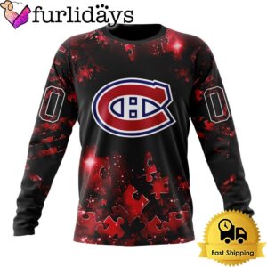 NHL Montreal Canadiens Autism Awareness Hockey…