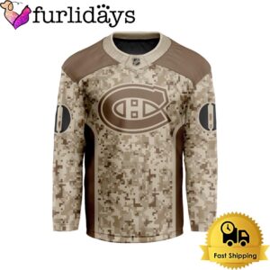 NHL Montreal Canadiens Desert Camouflage Design…