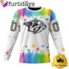 NHL Nashville Predators Logo Special Autism Awareness Design Custom Sweatshirt