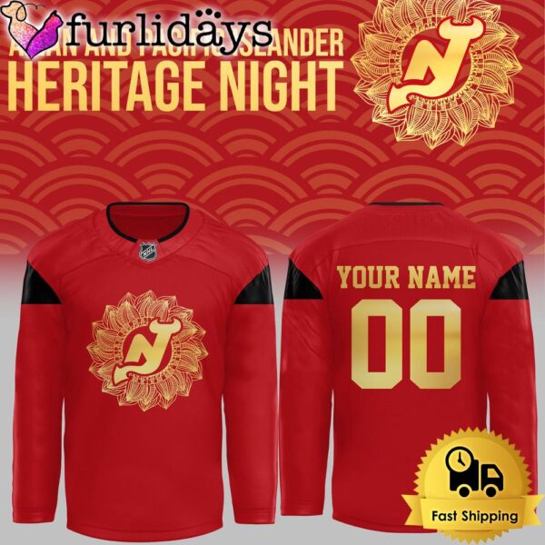 NHL New Jersey Devils Asian And Pacific Islander Heritage Night Hockey Jersey