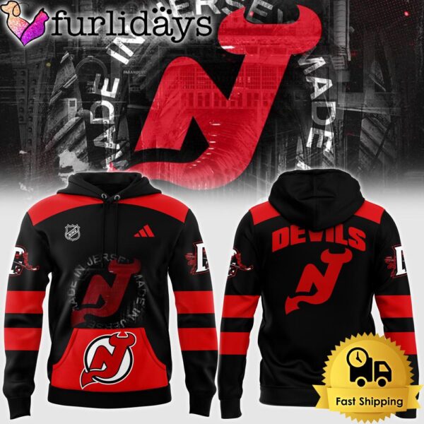 NHL New Jersey Devils Made In Jersey Logo Limited Hoodie