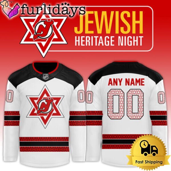 NHL New Jersey Devils x Jewish Heritage Night Hockey Jersey