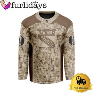 NHL New York Rangers Desert Camouflage…