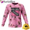 NHL New York Rangers Special Realtree Pink Camouflage Custom Sweatshirt