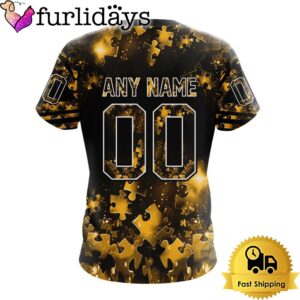 NHL Pittsburgh Penguins Autism Awareness Hockey Custom T Shirt