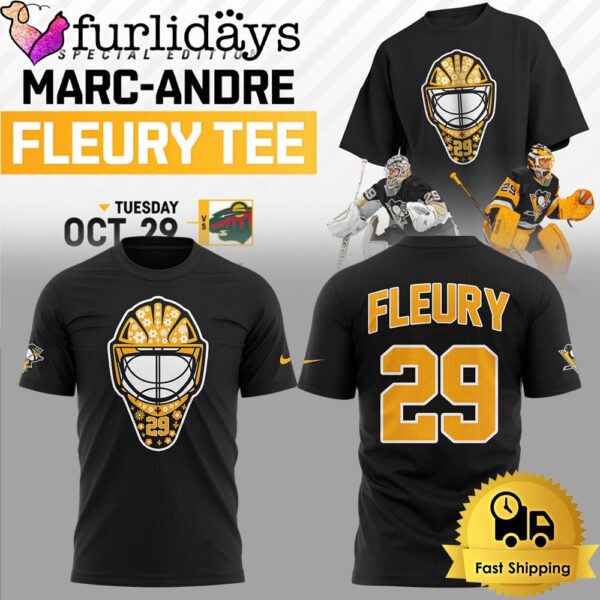 NHL Pittsburgh Penguins Special Edition Marc Andre Fleury Tee T Shirt