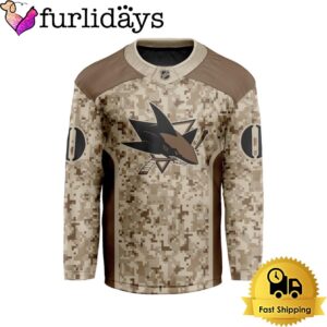 NHL San Jose Sharks Desert Camouflage…