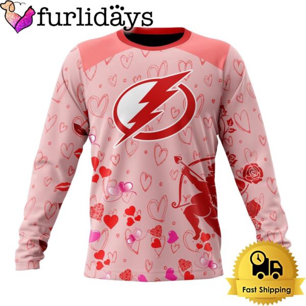 NHL Tampa Bay Lightning Valentine’s Day Sweatshirt For Couple