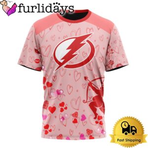 NHL Tampa Bay Lightning Valentine’s Day T Shirt For Couple