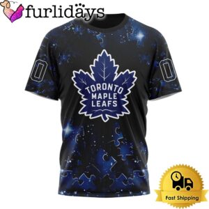 NHL Toronto Maple Leafs Autism Awareness Hockey Custom T Shirt