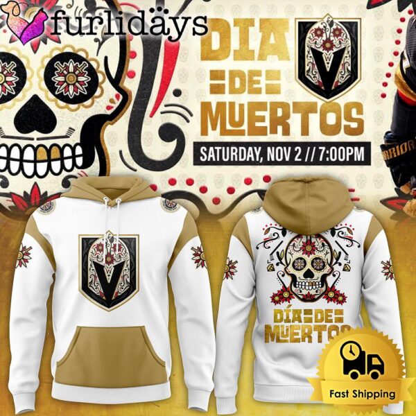 NHL Vegas Golden Knights Dia De Los Muertos Hoodie