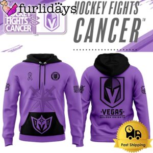 NHL Vegas Golden Knights Hockey Fights Cancer Hoodie