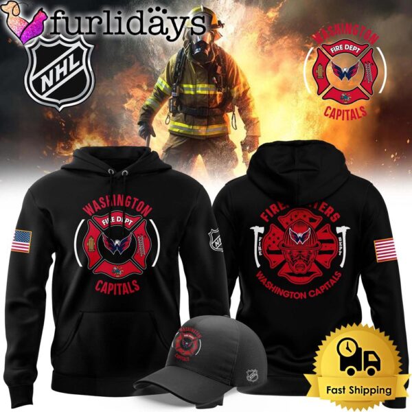 NHL Washington Capitals Firefighter Appreciation Night Hoodie