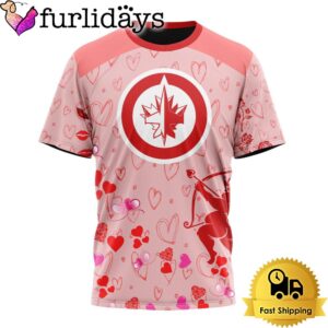 NHL Winnipeg Jets Valentine’s Day T Shirt For Couple