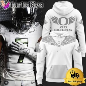 Oregon Ducks Big Chamipons White Hoodie