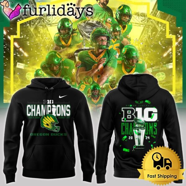 Oregon Ducks Football Big Champions 2024 Hoodie