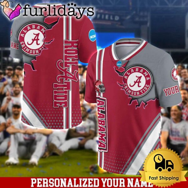 Personalized NCAA Alabama Crimson Tide Team Logo Player Football Jersey