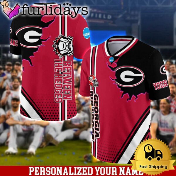 Personalized NCAA Georgia Bulldogs Team Logo Player Football Jersey