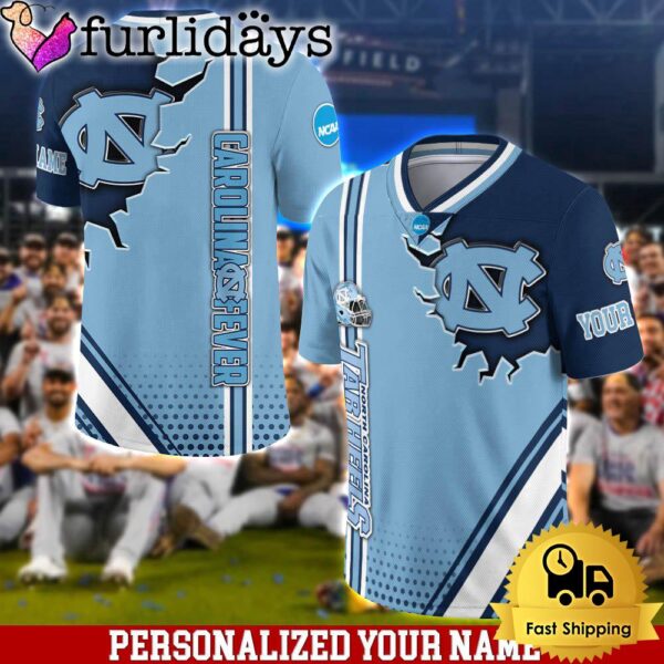 Personalized NCAA North Carolina Tar Heels Team Logo Player Football Jersey