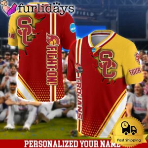 Personalized NCAA USC Trojans Team Logo Player Football Jersey