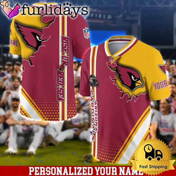 Personalized NFL Arizona Cardinals Team Logo Player Football Jersey