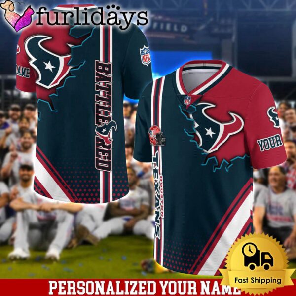 Personalized NFL Houston Texans Team Logo Player Football Jersey