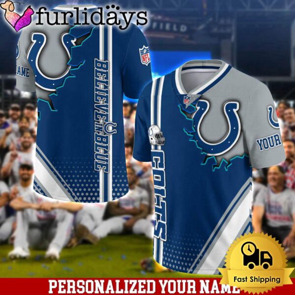 Personalized NFL Indianapolis Colts Team Logo Player Football Jersey