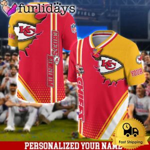 Personalized NFL Kansas City Chiefs Team Logo Player Football Jersey