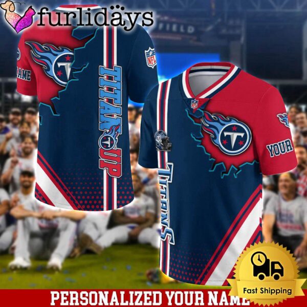 Personalized NFL Tennessee Titans Team Logo Player Football Jersey