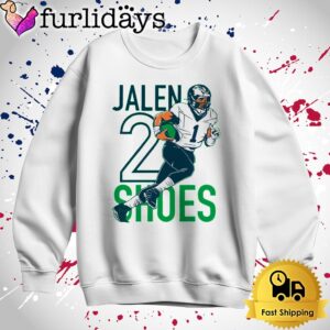 Philadelphia Eagles Jalen Hurts Two Shoes T Shirt