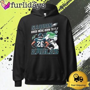 Saquon Birds Were Born To Fly Philadelphia Eagles T Shirt