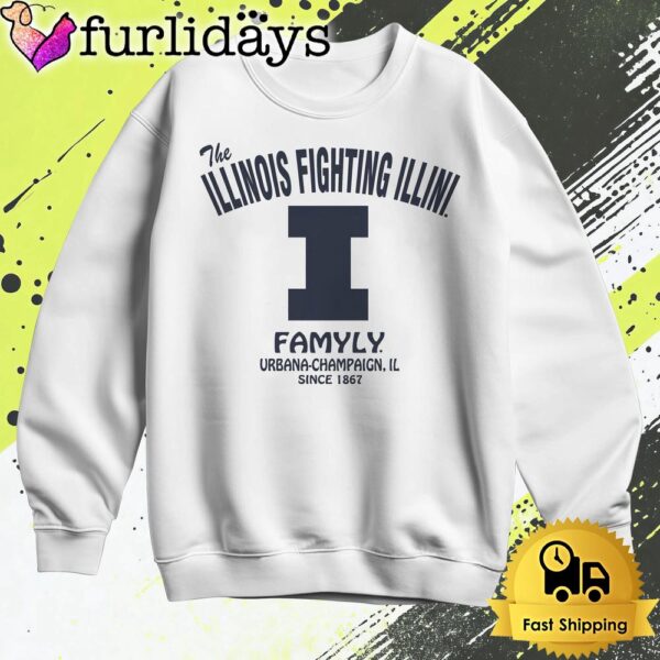 The Illinois Fighting Illini Football Familly T Shirt