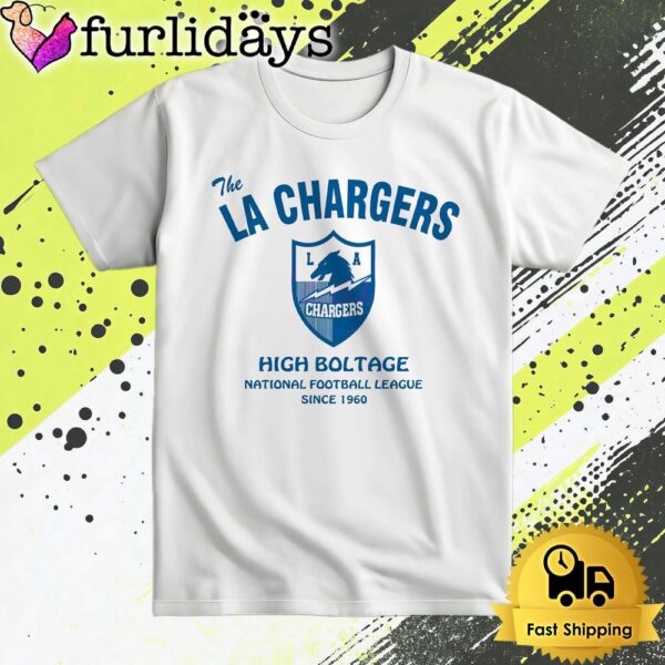 The La Chargers Football High Boltage T Shirt