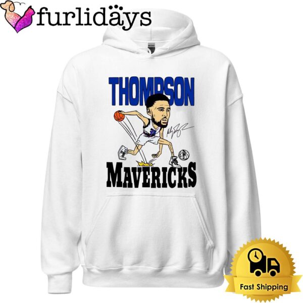 Thompson Mavericks Caricature Signature T Shirt